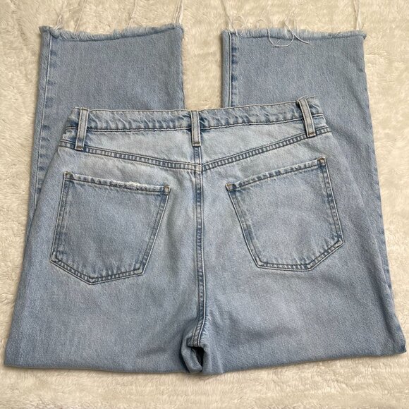 FRAME Women's Light Blue Le Jane Ankle Leg Cotton Jeans Size 29x24'' - Picture 3 of 13